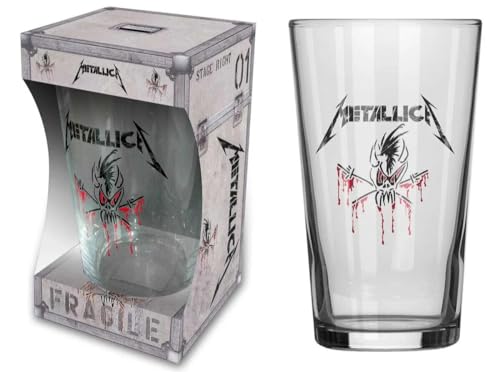 razamataz METALLICA BIERGLAS BEER GLASS LIVE SHIT BINGE & PURGE PINT 570 ml von razamataz