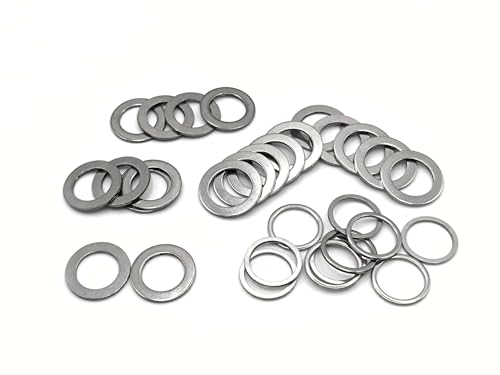 10x Passscheiben 10x14x0,3 mm DIN988 Edelstahl 304 Zehntelscheibe Distanzscheibe Ausgleichsscheiben rcbay Passscheibe Abstandsscheiben Unterlegscheiben von rcbay