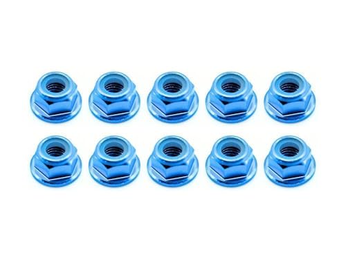 10x Stoppmutter mit Flansch DIN6926 Aluminium - Mutter ohne Sperrverzahnung rcbay Stoppmuttern Muttern Flanschmuttern M2,5 - Hellblau 10x Stoppmutter mit Flansch DIN6926 Aluminium - Mutter ohne Sperrverzahnung rcbay Stoppmuttern Muttern Flanschmuttern M2,5 - Hellblau von rcbay