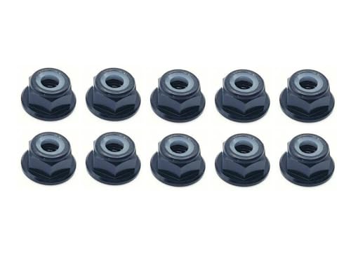 10x Stoppmutter mit Flansch DIN6926 Aluminium - Mutter ohne Sperrverzahnung rcbay Stoppmuttern Muttern Flanschmuttern M3 - Schwarz 10x Stoppmutter mit Flansch DIN6926 Aluminium - Mutter ohne Sperrverzahnung rcbay Stoppmuttern Muttern Flanschmuttern M3 - Schwarz von rcbay