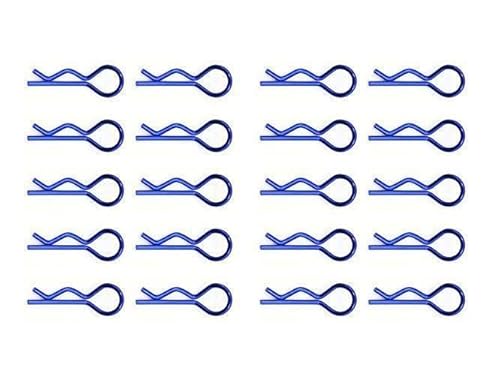 20x Karosserieklammern 18,0mm - 1,0mm blau für RC Modellbau 1:24 1:18 1:12 rcbay Karosserie Klammern Federstecker Rc Body Clips 20x Karosserieklammern 18,0mm - 1,0mm blau für RC Modellbau 1:24 1:18 1:12 rcbay Karosserie Klammern Federstecker Rc Body Clips von rcbay
