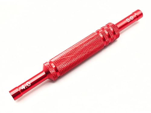 Steckschlüssel Schraubendreher 4mm + 5mm für M2 + M2,5 Muttern Aussensechskant rcbay von rcbay