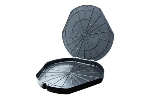 reMAIN MAINbox - 5 St. Mehrweg Pizzakarton aus Recyclingmaterial - nachhaltige Take Away Box - Privat oder Gastrobereich/geeignet für Pizza, Lahmacun, Pide, Flammkuchen, UVM. (Schwarz) von reMAIN
