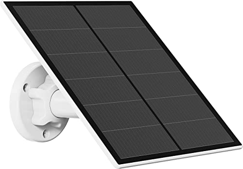 revolt Solarpanel Kamera: Solarpanel für Akku-IP-Kameras mit Micro-USB, 5 W, 5 V, IP65 (Solar Panel Für Überwachungskamera, MicroUSB Solarpanel, Nachtsicht) von revolt