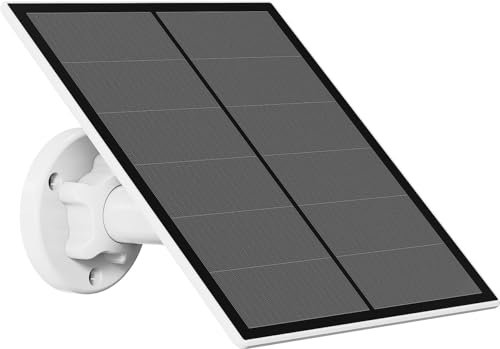 revolt Solarpanel 5V mit Akku: Solarpanel für Akku-IP-Kameras mit USB-C, 5 Watt, 5 V, IP65 (5V Solar Panel, Solarmodul, Überwachungskamera Set) von revolt