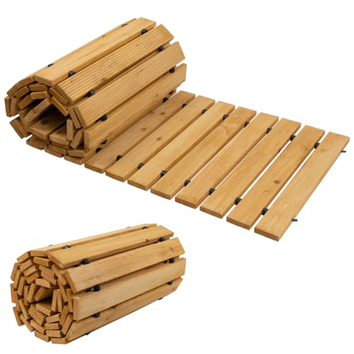 8' hölzerner Gartenweg, Wetterbeständiger gerader Gehweg, Outdoor Patio Weg Garten Promenade, Roll-Out Portable Outdoor Bodenbelag, Natürliches Zedernholz Hartholz 8' hölzerner Gartenweg, Wetterbeständiger gerader Gehweg, Outdoor Patio Weg Garten Promenade, Roll-Out Portable Outdoor Bodenbelag, Natürliches Zedernholz Hartholz von realife