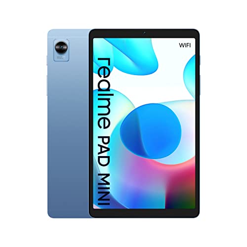 realme Pad mini Wifi 3+32 ，Großes 8,7" Display ，Mega-Akku mit 6400 mAh ，Starker Unisoc T616-Prozessor，18 W Quick Charge，7,6 mm Unibody-Design aus Aluminium ，Blue EU von realme