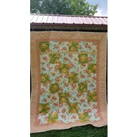 Schöne Handgemachte Königin Zu Voller Quilt Stückt Mit Freshcuts Von Heather Bailey Für Freigeist Stoff Micheak Miller von redbrickquilting
