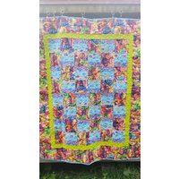 Schöne Handgemachte Runde Zu Twin Quilt Stückt Mit Von Robyn Pandolph Für Rjr Stoff Moda Murmeln von redbrickquilting