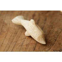 Handgeschnitzte Handgemachte Kleine Hölzerne Delfin Sammlerstück Meerestier Diy Handwerk 7cm von redchocol8
