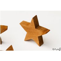 Neue Handgemachte Hand Geschnittene Freistehende Massivholz Holzstern Diy Dicke Sterne von redchocol8