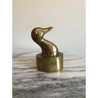 Vintage Entenkopf-Schmuckschatulle Aus Messing Vintage Entenkopf-Schmuckschatulle Aus Messing von rediscoverd