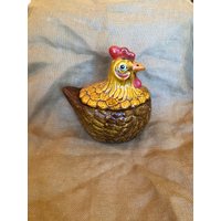 Vintage Henne Huhn Bauernhaus Keksdose Vintage Henne Huhn Bauernhaus Keksdose von rediscoverd