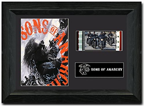 Gerahmter Filmausschnitt, Motiv: Sons of Anarchy ,35-mm-Filmstreifen, gerahmt, Signiert von Jackson "Jax" Teller, S3 von reelfilmcells