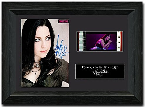 Amy Lee Evanescence 35-mm-Filmnegativ, gerahmt, signiert von reelfilmcells