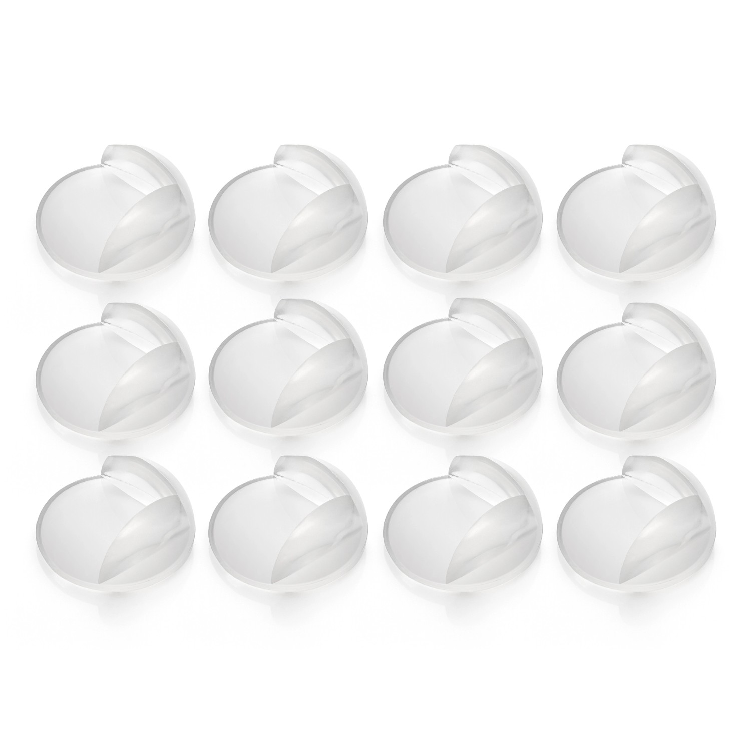 Reer Eckenschutz TPE PVC-Frei Vorteilspack 12 Stück Transparent von reer