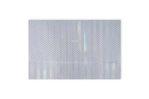 3M High Intensity Prismatic Grade 3930 HIP - Reflexfolie RA2/C stark reflektierend - selbstklebende Zuschnitte 297 x 210 mm (DIN A4) oder 420 x 297 mm (DIN A3) - (DIN A4, weiß) von reflecto