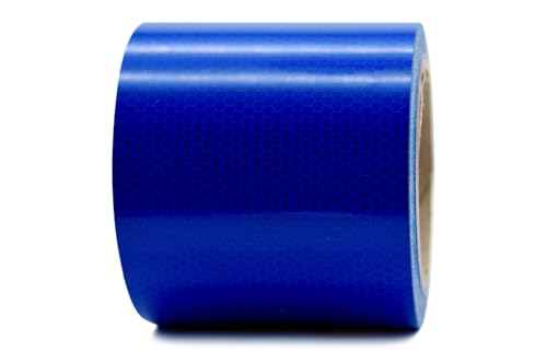 Orafol ORALITE 5810 High Intensity Grade Reflexband - reflektierendes Klebeband - RA2/B Reflektorband (100 mm Breite, blau, 5 m Länge) von reflecto