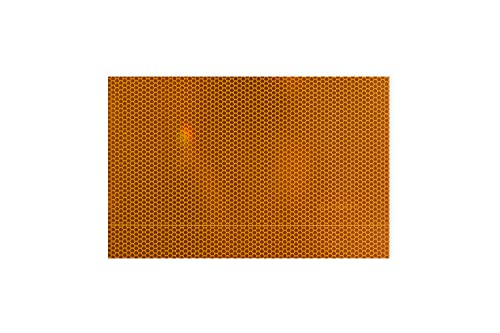 Orafol ORALITE 5910 High Intensity Prismatic Grade HIP - Reflexfolie RA2/C stark reflektierend - selbstklebende Zuschnitte 297 x 210 mm (DIN A4) oder 420 x 297 mm (DIN A3) (A4, gelb) von reflecto