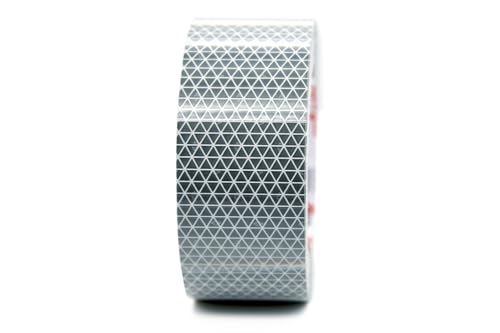 Orafol ORALITE Reflexband 5930MFlex - reflektierendes Klebeband - weißes Reflektorband -Reflexionsklasse RA2/C (50 mm Breite, 5 m Länge) von reflecto