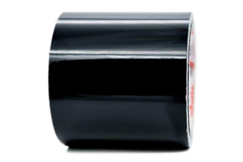 Reflektierendes Klebeband Orafol ORALITE 5600E - selbstklebendes Reflexband in verschiedenen Farben, Längen und Breiten (100 mm Breite, Schwarz, 5 m Länge) von reflecto