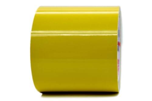 Reflektierendes Klebeband Orafol ORALITE 5600E - selbstklebendes Reflexband in verschiedenen Farben, Längen und Breiten (100 mm Breite, Zitronengelb, 10 m Länge) von reflecto
