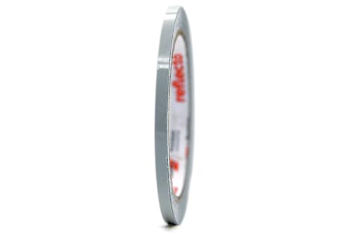 Reflektierendes Klebeband Orafol ORALITE 5600E - selbstklebendes Reflexband in verschiedenen Farben, Längen und Breiten (5 mm Breite, Weiß, 10 m Länge) von reflecto