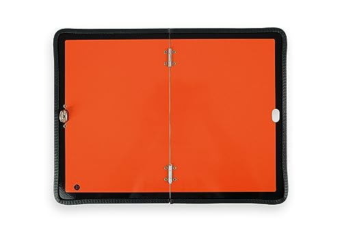 Reflexallen ADR Gefahrguttafel - Standard ADR-Schild orange schwarzer Rand - vertikal klappbar - RA1/A von reflecto