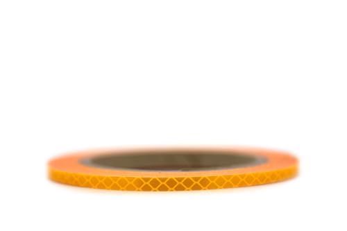 Reflexband 3430 High Intensity Prismatic (HIP) - reflektierendes Klebeband - RA1/C Reflektorband (5 mm Breite, gelb, 10 m Länge) von reflecto