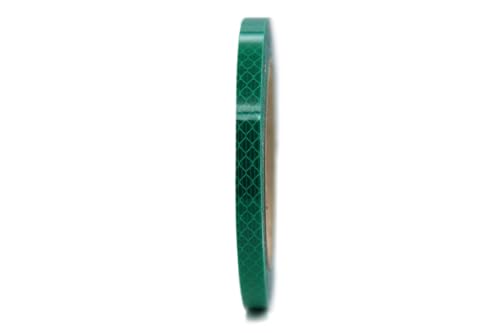 Reflexband 3930 High Intensity Prismatic (HIP) - reflektierendes Klebeband - RA2/C Reflektorband (10 mm Breite, grün, 10 m Länge) von reflecto