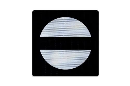 Sh 0 Signal Halt! Fahrverbot - für Schienenverkehr - reflektierend - schwarz-weiß - 340 x 340 mm (Aluverbund RA2/C) von reflecto