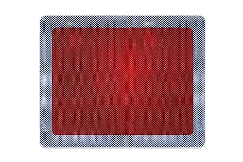 Sh2 Scheibe - Schutzhalt Tafel für Schienenverkehr - reflektierend - rot mit weißem Rand - 550 mm x 440 mm (Aluverbund RA3/C) von reflecto