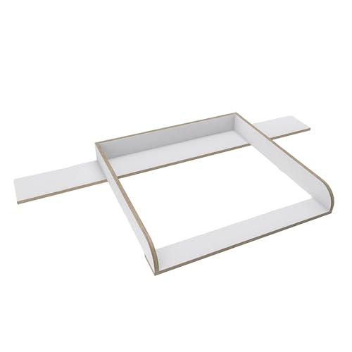 regalik Wickelaufsatz mit Platte für Hemnes von IKEA, Wickeltischaufsatz für 50x160 cm Kommoden, Abnehmbar Wickelkommode aufsatz, Abgerundeten Frontplatten, Weiß Superholz regalik Wickelaufsatz mit Platte für Hemnes von IKEA, Wickeltischaufsatz für 50x160 cm Kommoden, Abnehmbar Wickelkommode aufsatz, Abgerundeten Frontplatten, Weiß Superholz von regalik