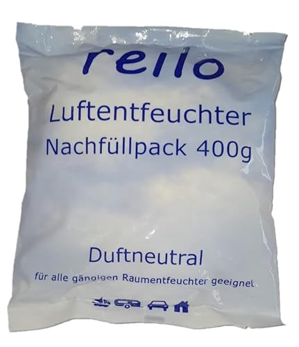 24x 400g reilo Raum- Luftentfeuchter Granulat im Vliesbeutel - Nachfüllpack von reilo