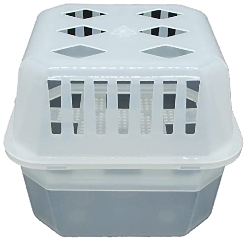 reilo 5x Mini Luftentfeuchter Box, Entfeuchterbox für 250g Raumentfeuchter Granulat im Vließbeutel oder 450g TAB, für Entfeuchter für Wohnraum, Schlafzimmer, Keller von reilo