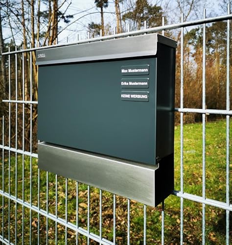 Briefkasten Befestigung (Edelstahl, Zaunbefestigung) von reinkedesign