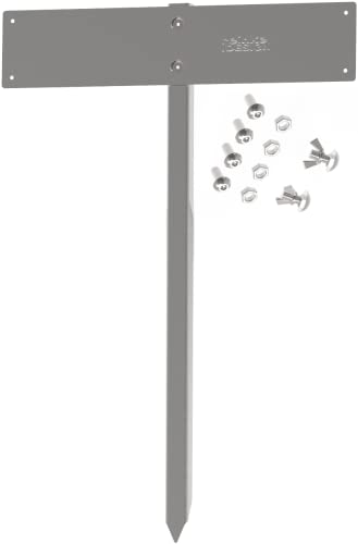 Parkplatz Schild mit Wunschtext bis 17 ZEICHEN aus Aluminium geprägt mit Reflektorfolie in Normgröße 52 x 11 cm (Einschlagpfosten, mit Anschraubplatte) von reinkedesign