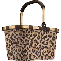 reisenthel® Einkaufskorb carrybag frame leo macchiato Kunstfaser braun von reisenthel®