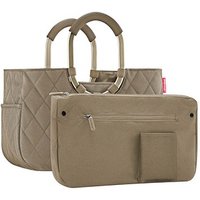 reisenthel® Einkaufskorb loopshopper M Kunstfaser frame rhombus olive von reisenthel®