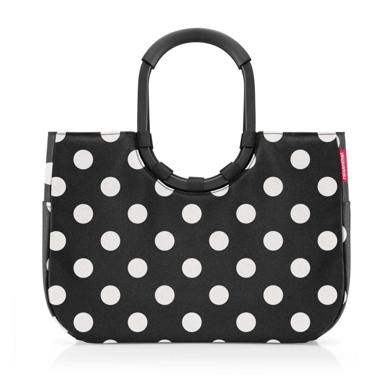 reisenthel Umhängetasche loopshopper L frame dots white Punkte OR7072 von reisenthel