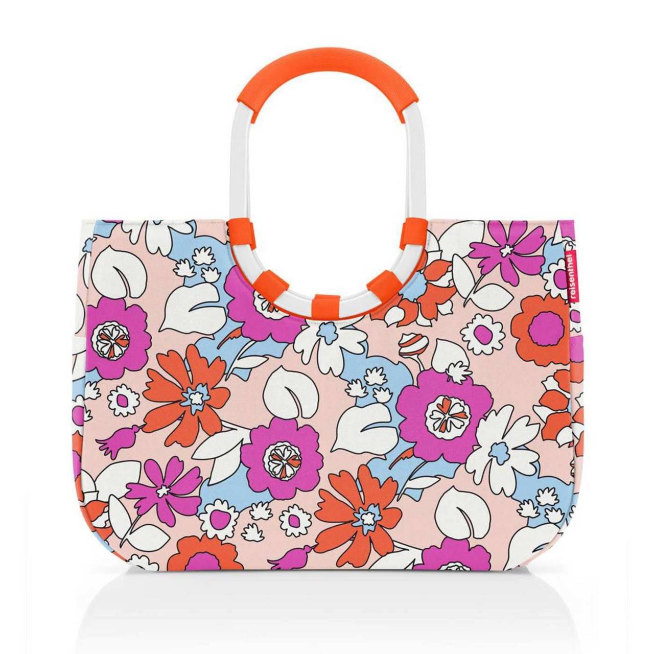 reisenthel Umhängetasche loopshopper L frame florist peach von reisenthel