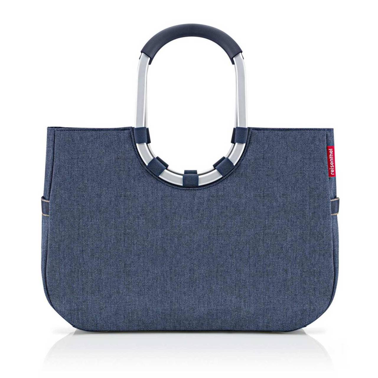 reisenthel Umhängetasche loopshopper L herringbone dark blue blau OR4113 von reisenthel