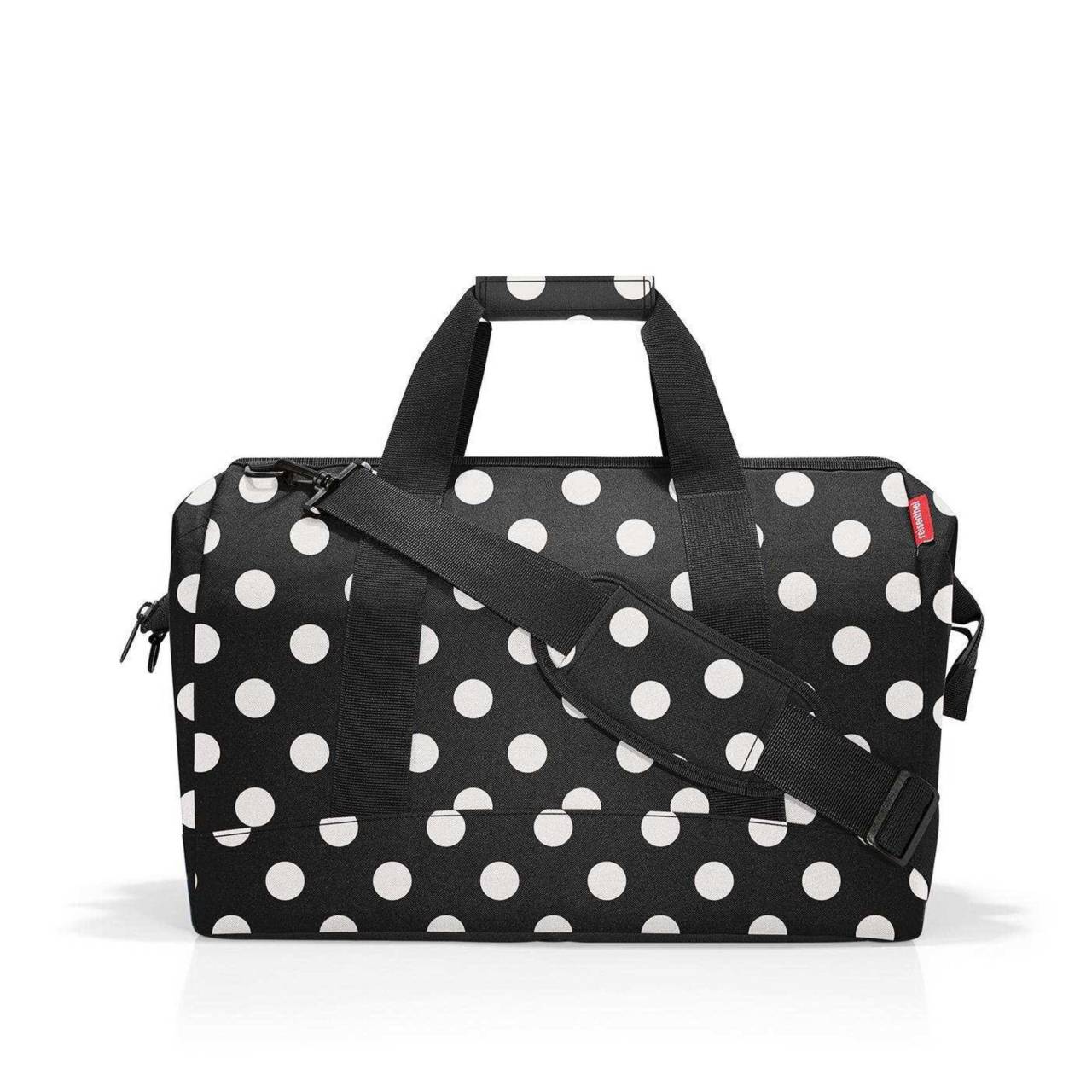 reisenthel allrounder L Sporttasche Reisetasche dots white von reisenthel