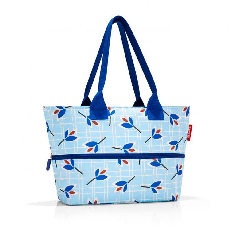 reisenthel shopper e1 Einkaufstasche leaves blue von reisenthel