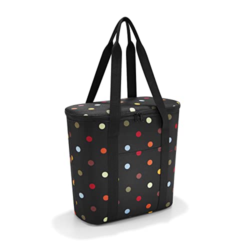 reisenthel thermoshopper in Dots – Kühltasche für den Einkauf oder das Picknick mit 2 Trageriemen – Aus wasserabweisendem Material von reisenthel