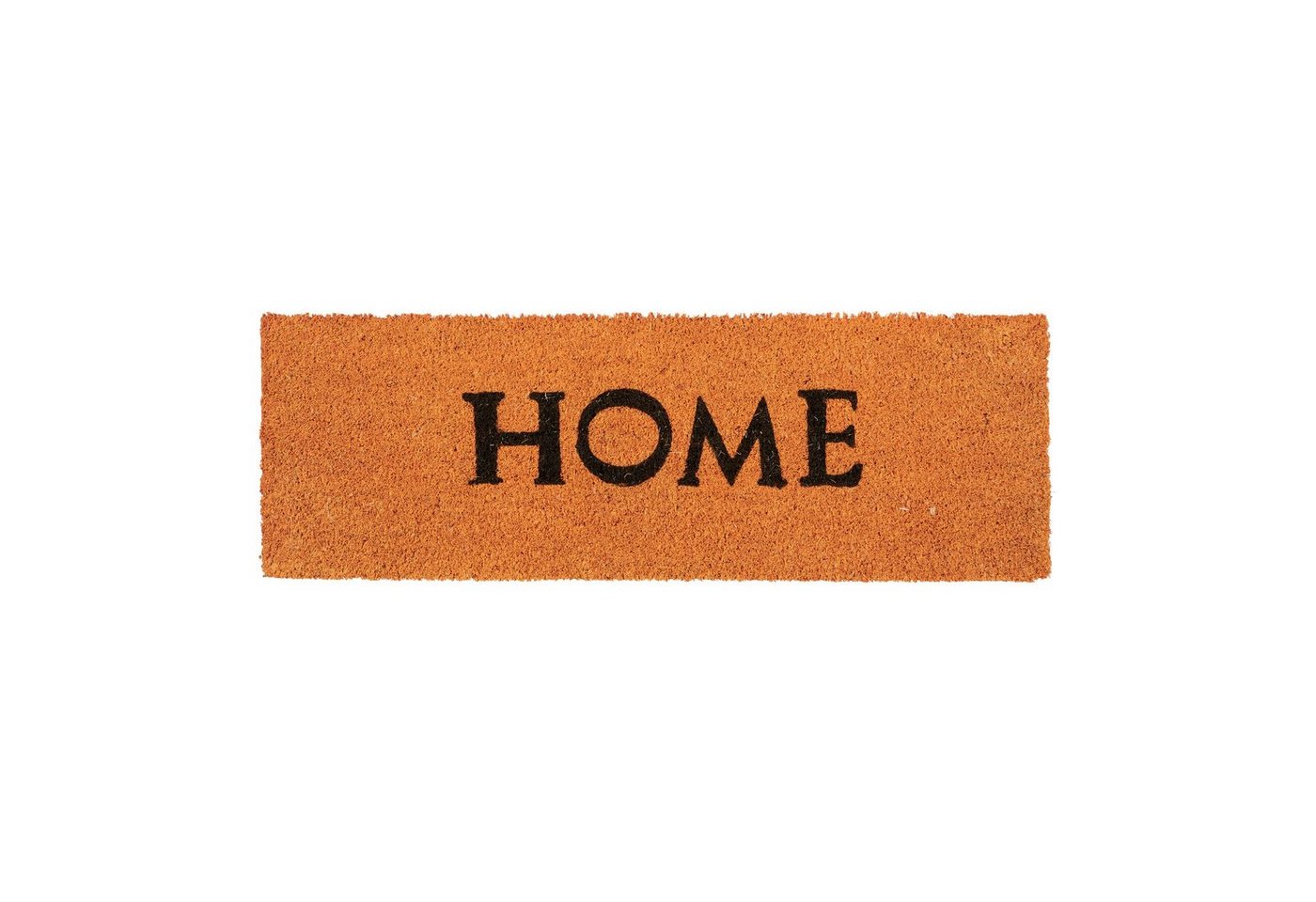 Fußmatte Fußmatte schmal HOME, relaxdays, Höhe: 15 mm, Orange von relaxdays