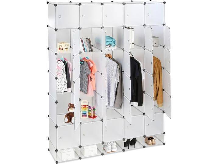 Relaxdays, Kleiderschrank, Kleiderschrank (180 x 46.5 x 234 cm) von relaxdays