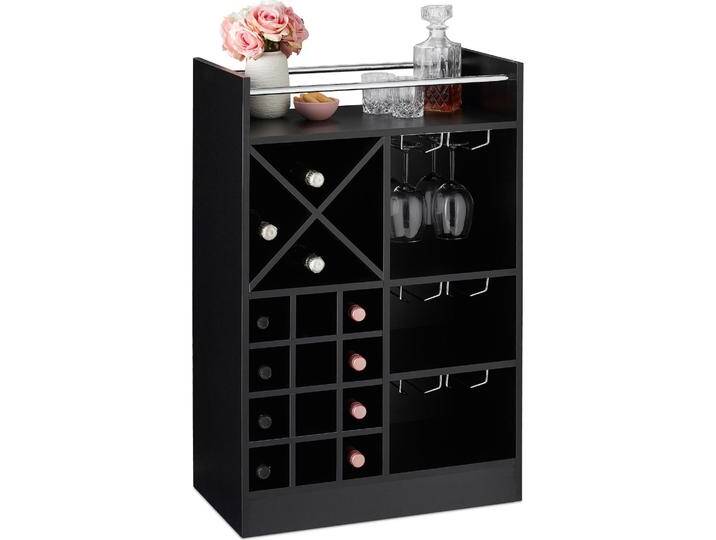 Relaxdays, Weinregal, Weinregal (63 x 35 x 96 cm, 22 Fl.) von relaxdays