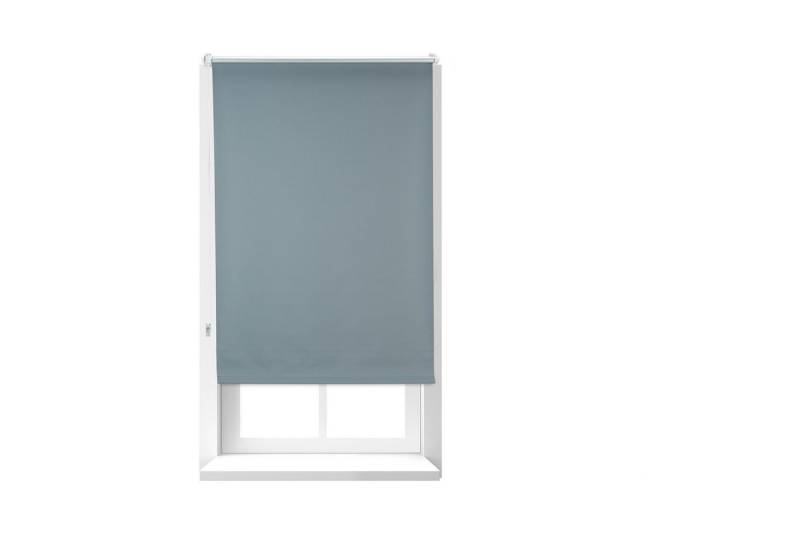 Verdunklungsrollo 2er Dunkelrollo Grau 60-120cm,70x160cm, relaxdays von relaxdays