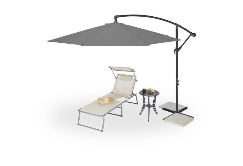 relaxdays Ampelschirm D: 300 cm von relaxdays